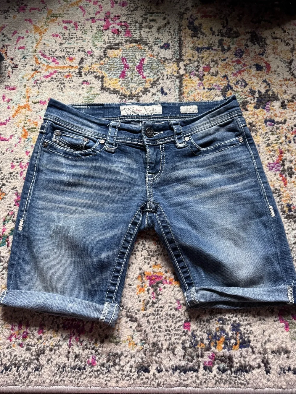 BKE Cut Off Denim Shorts 27